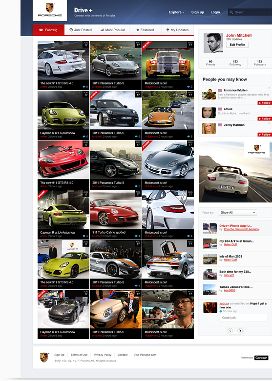 Contain Porsche screenshot